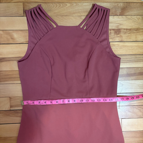 PrettyGarden Dark Pink Sleeveless Dress - Large - Picture 4 of 11
